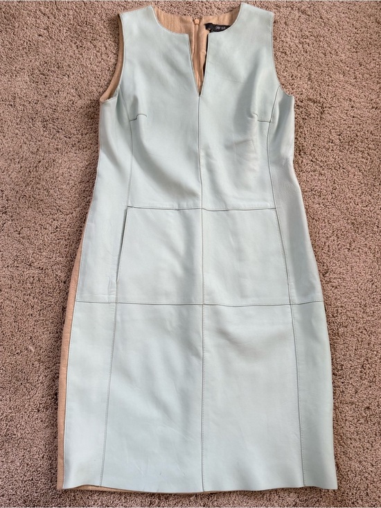 Per Se Dresses & Skirts - Per Se Leather Sheath Dress 4